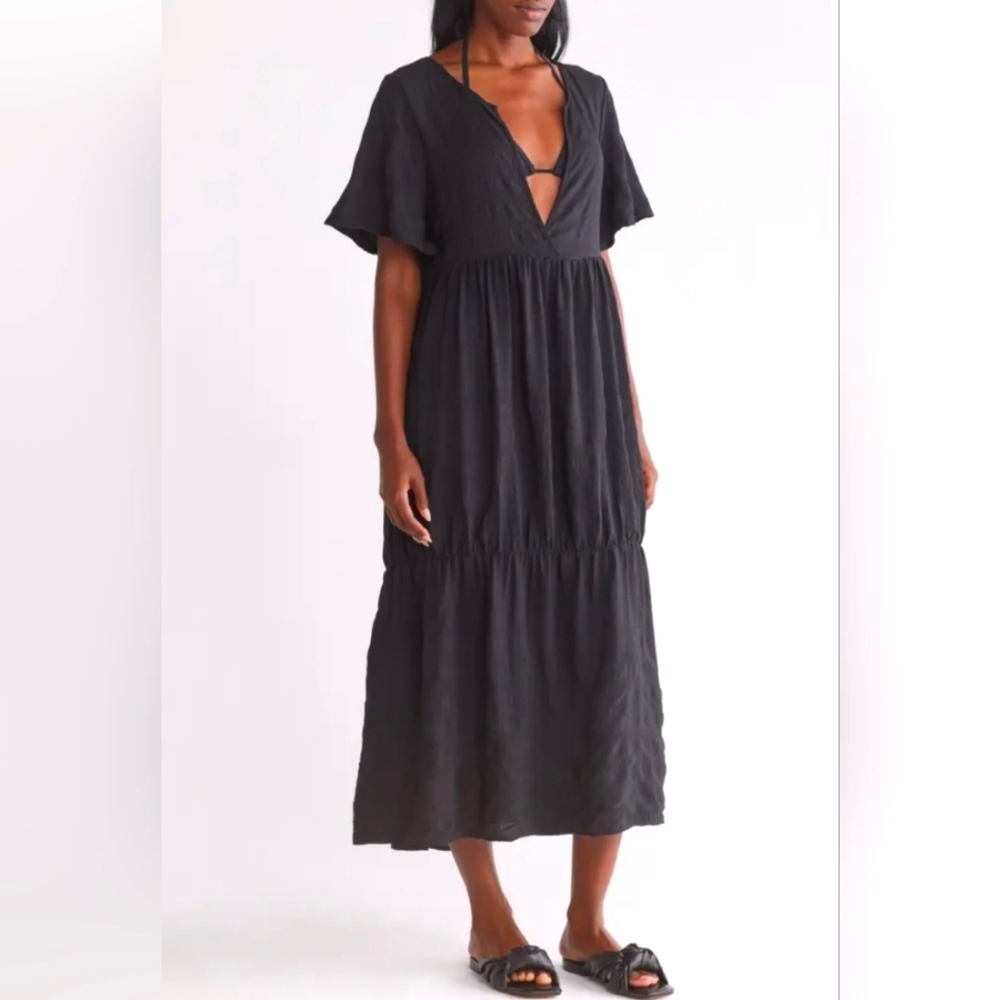 NORDSTROM Texture Flowy Maxi Dress